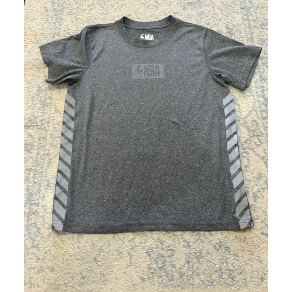 NBA grey boy's athletic t-shirt